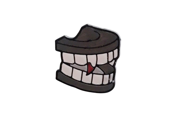 Pin broche metálico.