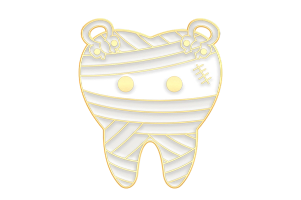 Pin broche metálico.