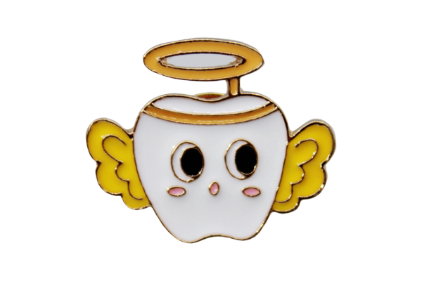 Pin broche metálico.