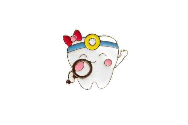 Pin broche metálico.